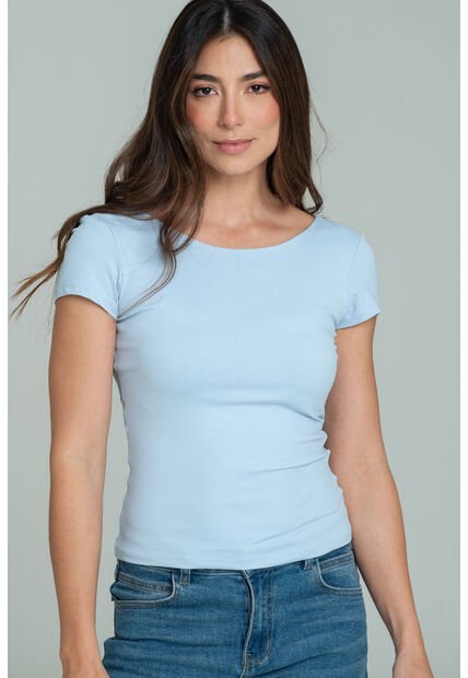 Top Dharbie Azul Ragged Pf13120857