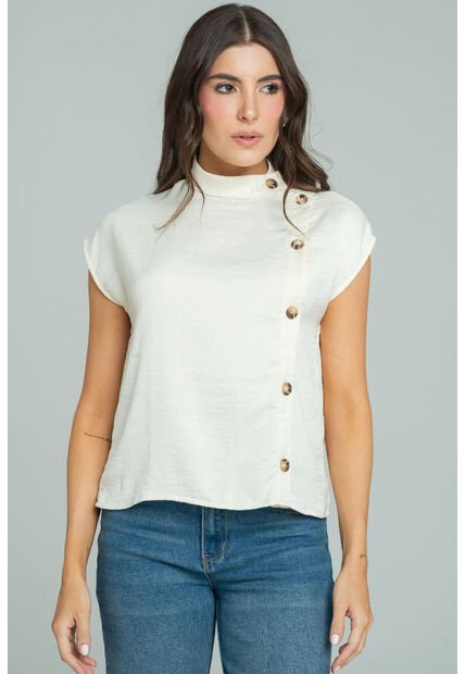 Blusa Tail Beige Ragged Pf11113139