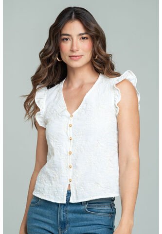 Blusa Nilu Blanco Ragged Pf11113171 Ragged