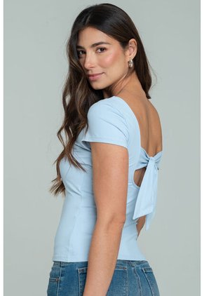 Top Dharbie Azul Ragged Pf13120857