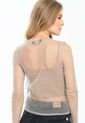 Top Mesh Manga Larga Gris Ragged Pf12120361 de Ragged