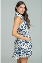 Vestido Toscana Azul Ragged Pf11511462 de Ragged