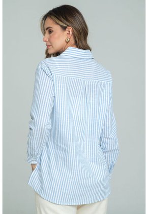 Bluson Champagne Azul Ragged Pf11113078