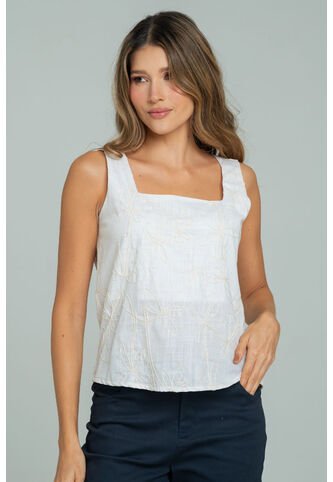 Blusa Flora Rayas Beige Ragged Pf11113151 Ragged