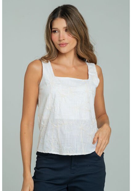 Blusa Flora Rayas Beige Ragged Pf11113151