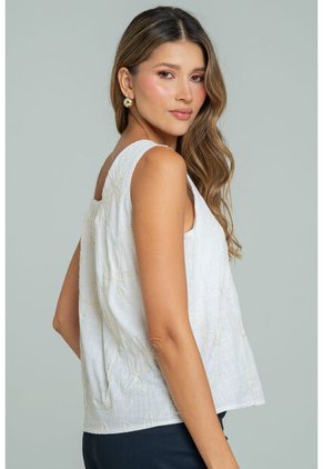 Blusa Flora Rayas Beige Ragged Pf11113151