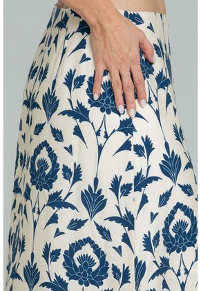 Falda Toscana Azul Ragged Pf11320532