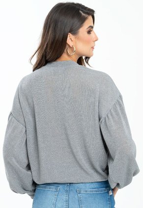 Buzo Manga Amplia Lux Plateado Ragged Pf11121109
