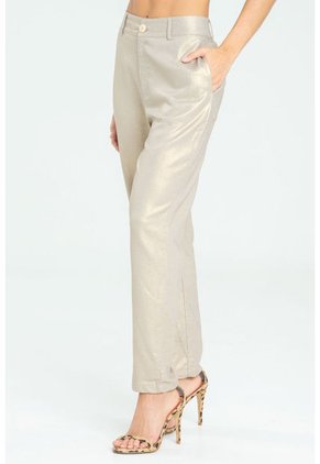 Pantalon Lino Shine Café Ragged Pf11310792