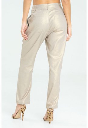 Pantalon Lino Shine Café Ragged Pf11310792