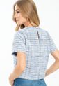 Top Chanel Azul Ragged Pf12120364 de Ragged