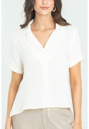 Blusa Cotton Soft Blanco Ragged Pf11112732