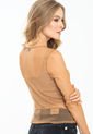 Top Mesh Manga Larga Beige Ragged Pf12120361 de Ragged