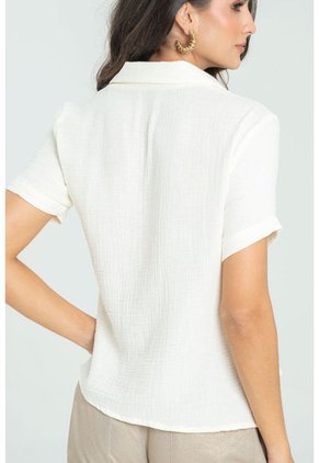 Blusa Cotton Soft Blanco Ragged Pf11112732