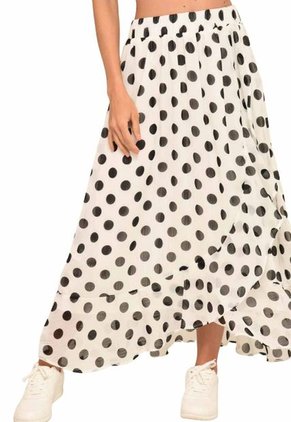 Falda Porcelana Blanco Ragged Pf12320156