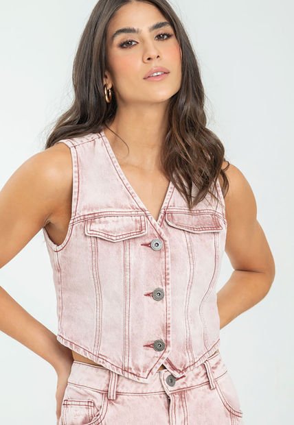 Chaleco Indiana Rojo Ragged Pf21150004