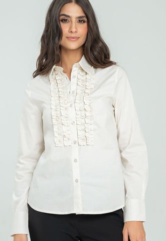 Camisa Thanner Blanco Ragged Pf12110808 Ragged