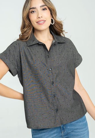 Camisa Montana Shine Negro Ragged Pf11112797 Ragged