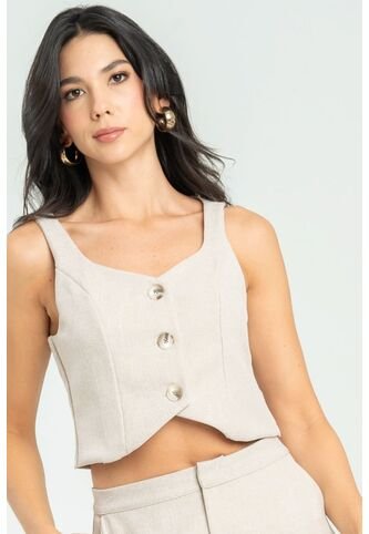 Chaleco Gazel Beige Ragged Pf12150028 Ragged