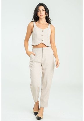 Chaleco Gazel Beige Ragged Pf12150028