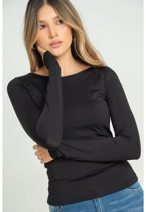 Top Montrose Negro Ragged Pf13120789