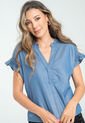 Blusa Radiant Azul Ragged Pf21110011 de Ragged