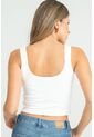 Crop Top Ssentials Blanco Ragged Pf13120805 de Ragged