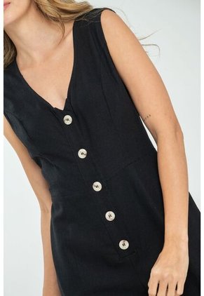 Enterizo Largo Shixian Negro Ragged Pf11530120