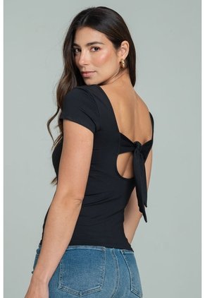 Top Dharbie Negro Ragged Pf13120857