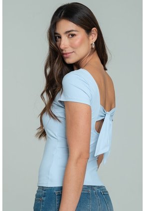 Top Dharbie Azul Ragged Pf13120857