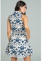 Vestido Toscana Azul Ragged Pf11511462 de Ragged