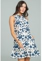 Vestido Toscana Azul Ragged Pf11511462 de Ragged