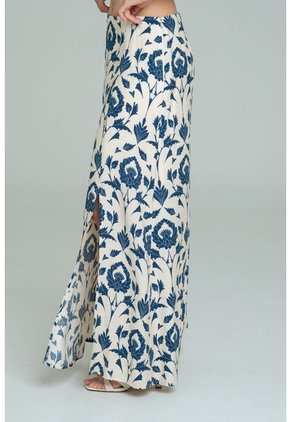 Falda Toscana Azul Ragged Pf11320532