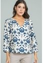 Blusa Toscana Azul Ragged Pf11113158 de Ragged