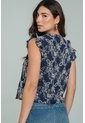 Blusa Nilu Azul Ragged Pf11113171 de Ragged