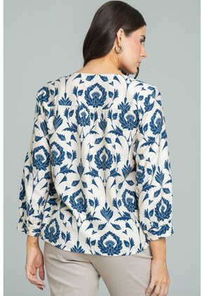 Blusa Toscana Azul Ragged Pf11113158