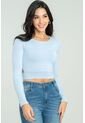 Crop Top Hideat Azul Ragged Pf13120802 de Ragged