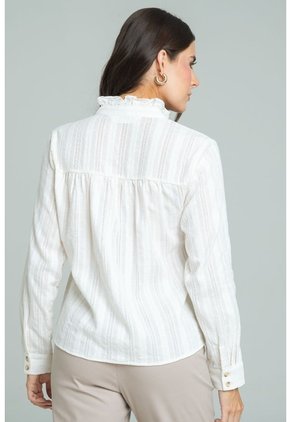 Camisa Mila Blanco Ragged Pf11113152