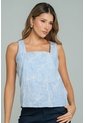 Blusa Flora Rayas Azul Ragged Pf11113151 de Ragged