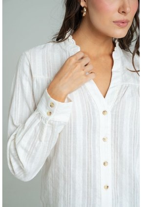 Camisa Mila Blanco Ragged Pf11113152