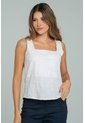 Blusa Flora Rayas Beige Ragged Pf11113151 de Ragged