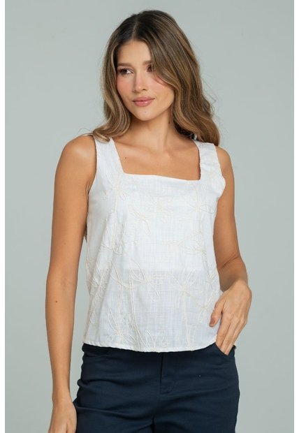 Blusa Flora Rayas Beige Ragged Pf11113151