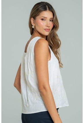 Blusa Flora Rayas Beige Ragged Pf11113151