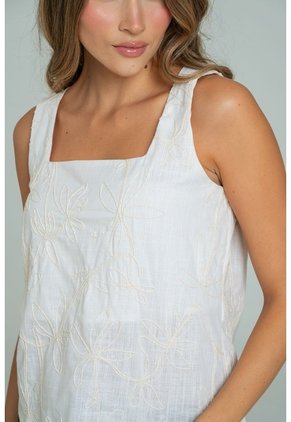 Blusa Flora Rayas Beige Ragged Pf11113151