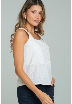 Blusa Flora Rayas Beige Ragged Pf11113151