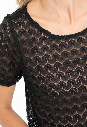 Blusa Maranta Negro Ragged Pf11112643