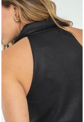 Chaleco Sofia Negro Ragged Pf12150030