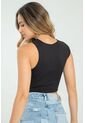 Crop Top Quinn Negro Ragged Pf13120792 de Ragged