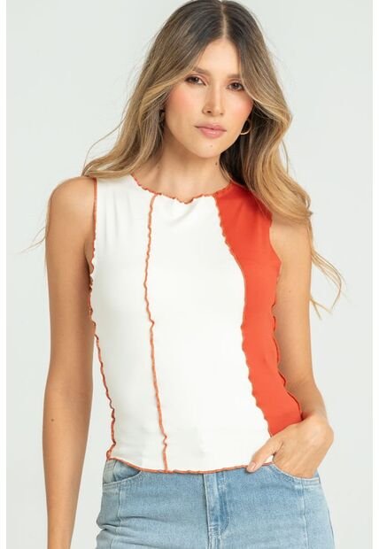 Top Aniella Blanco Ragged Pf13120809