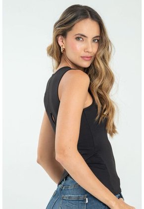 Top Shevyn Negro Ragged Pf13120811